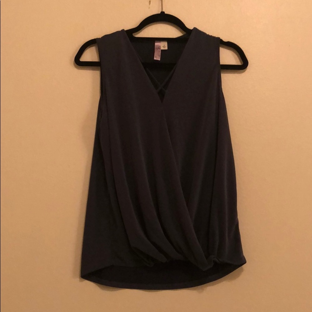 Navy/Slate tank